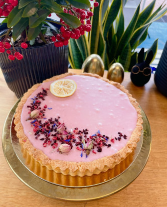 Mazurek malinowo-różany